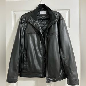 Men’s Calvin Klein brand new leather jacket